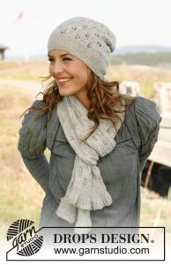 Sweet Caroline Free Lace Scarf and Hat Knitting Pattern