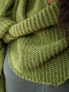 Vine Twisted Stitch Intermediate Shawl Free Knitting Pattern