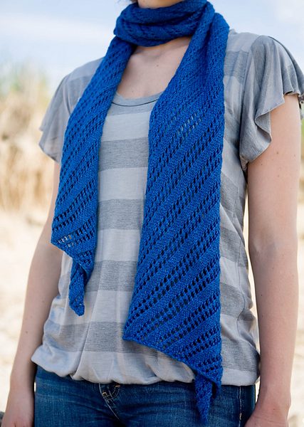 Wakefield scarf free knitting pattern