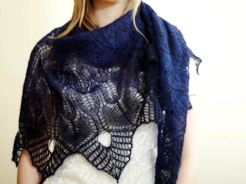 Winter Thaw Free Lace Shawl Knitting Pattern
