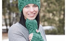Brigid Hat and Mitts Free Cable Knit Pattern Download