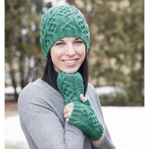 Brigid Hat and Mitts Free Cable Knit Pattern Download