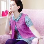 La Fontaine Free Lace Waistcoat Knitting Pattern
