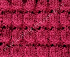 Little Bells Ribbing Free Knitting Stitch