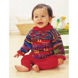Patons Sweet Red Tunic Free knitting pattern