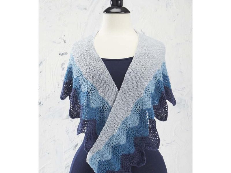 Superior Waves Shawl Free Download