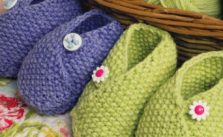 Wrapover Baby Shoes Free Knitting Pattern
