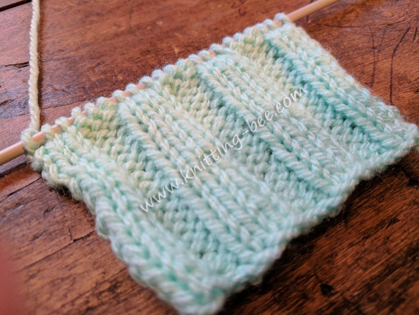 3 x 3 Rib Knitting Stitch https://www.knitting-bee.com