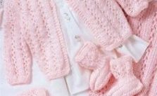 Knitting for Babies Pink Layette Free Knitting Pattern