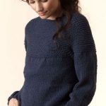 Torino Bulky Circular Pullover Free Knitting Pattern
