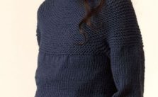 Torino Bulky Circular Pullover Free Knitting Pattern