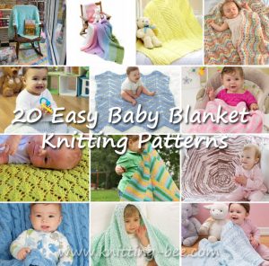 20 Easy Baby Blanket Knitting Patterns