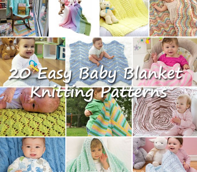 20 Easy Baby Blanket Knitting Patterns