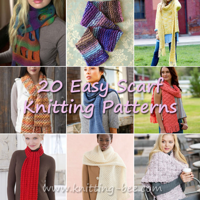 20 Easy Scarf Knitting Patterns For Free That You Ll Love