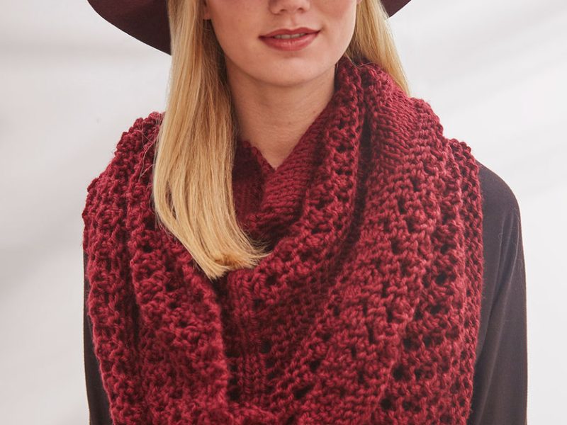 Totally Styled Shawl Free Knitting Pattern