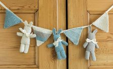 Baby Bunny and Bunting Project Free Knitting Pattern