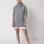 Bernat Slouchy Sweater Dress Free Knitting Pattern