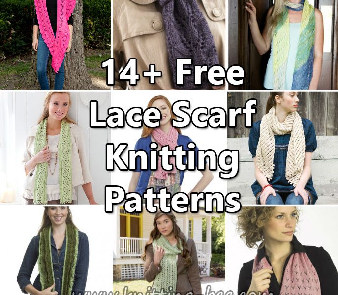 14+ Free Lace Scarf Knitting Patterns