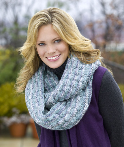 Easy infinity scarf knit pattern