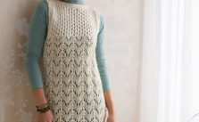 Layered Lace Dress Free Knitting Pattern