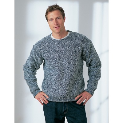Men's Dropshoulder Sweater Free Knitting Pattern
