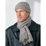 Men's Hat and Scarf Free Knitting Pattern