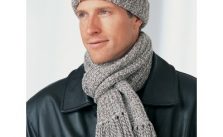 Men’s Hat and Scarf Free Knitting Pattern