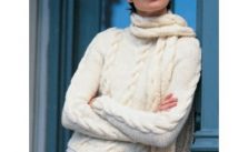 Patons Easy Street Pullover and Scarf Free Knitting Pattern