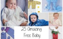 25 Amazing Free Baby Knitting Patterns for 0-3 Months