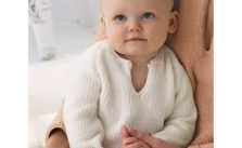 Bernat Baby’s Pullover Free Knitting Pattern