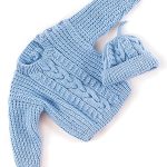 Bob Cabled Sweater and Hat Free Knitting Pattern for Babies