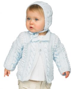 Cable Knit Jacket and Hat Free Knitting Pattern