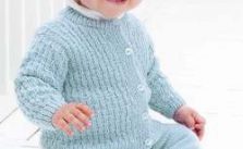 Cardigan, Pants & Hat Free Baby Set Knitting Pattern