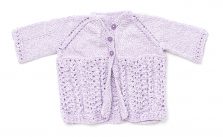 Pretty Kiddy Cardigan Free Intermediate Baby’s Knit Pattern