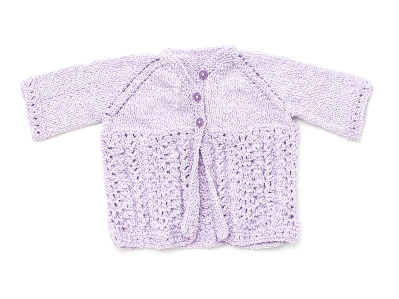 Pretty Kiddy Cardigan Free Intermediate Baby’s Knit Pattern