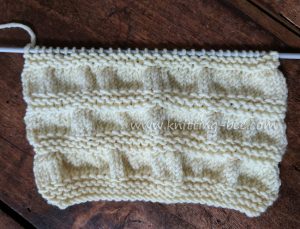 Gathered Stitch Knitting http://www.knitting-bee.com