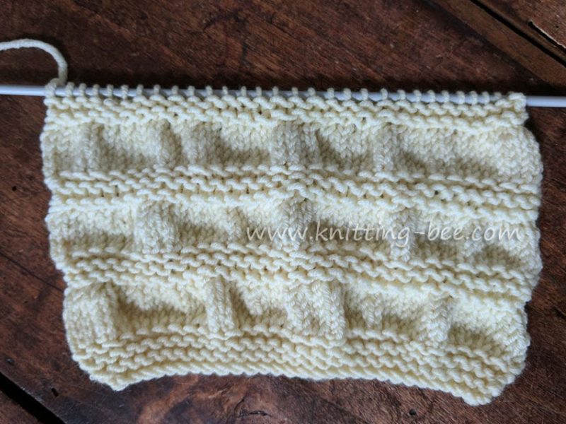 Gathered Stitch Knitting – Free Knitting Stitch Pattern