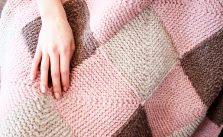 Modular Blocks Blanket Free Knitting Pattern
