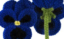 Pansies to Knit – Free Pattern
