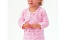 Party Girl Set Free Cardi and Dress Knitting Pattern