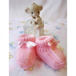 Patons Beehive Booties Free Knitting Pattern