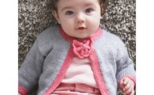 Patons Pretty Bow Tie Baby Cardigan Free Easy Baby’s Knit Pattern