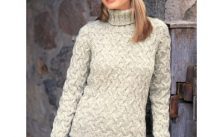 Patons Shadow Cables Pullover Free Knitting Pattern