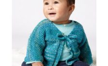 Quick Stitch Cardigan Free Knitting Pattern for Baby