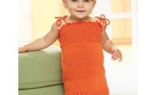 Sweet and Simple Sundress Free Easy Baby’s Knit Pattern