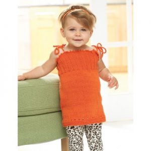 Sweet and Simple Sundress Free Easy Baby's Knit Pattern