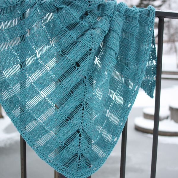 Windlass Shawl Free Knitting Pattern