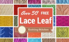 50 Free Lace Leaf Knitting Stitches
