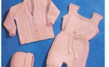 Bairnswear No.1549 – Pram Set Free Vintage Baby Knitting Pattern