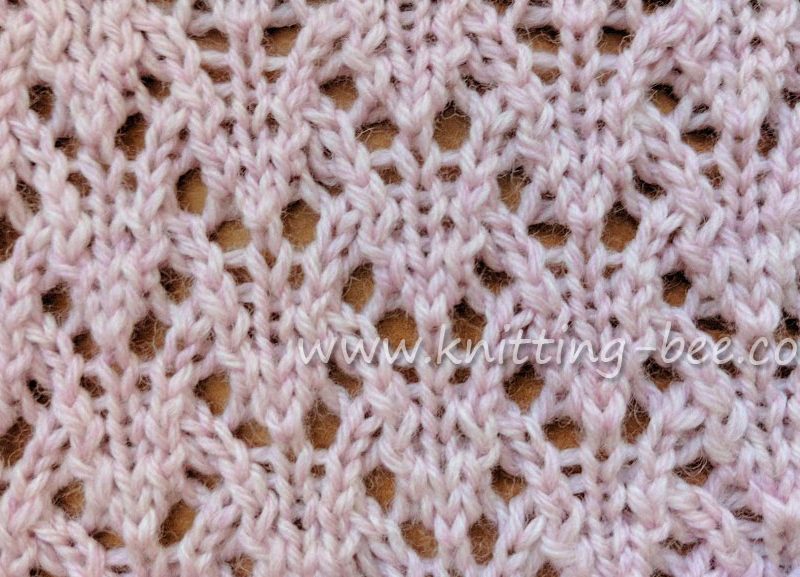 Eagle Lace Free Knitting Stitch